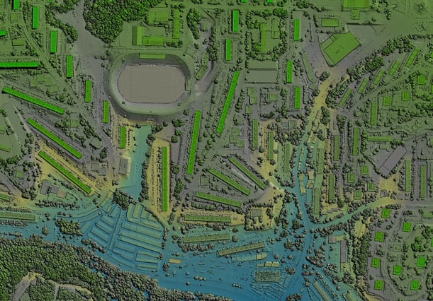 3D Illustration after LiDAR scan