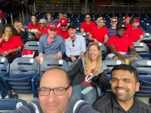NLT team and partners at Nationals Park