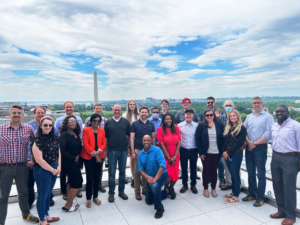 NLT team overlooking the National Mall in Washington, D.C.