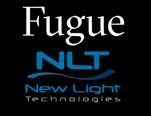 A photo of Fugue and NLT logos together 
