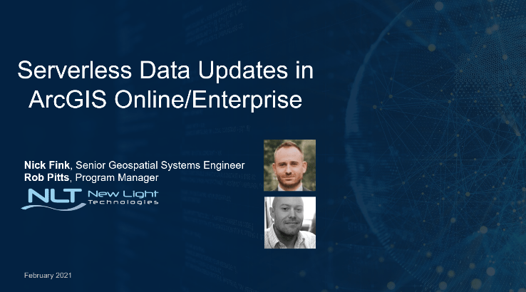 Serverless Data Updates in ArcGIS Online/Enterprise slide deck cover image