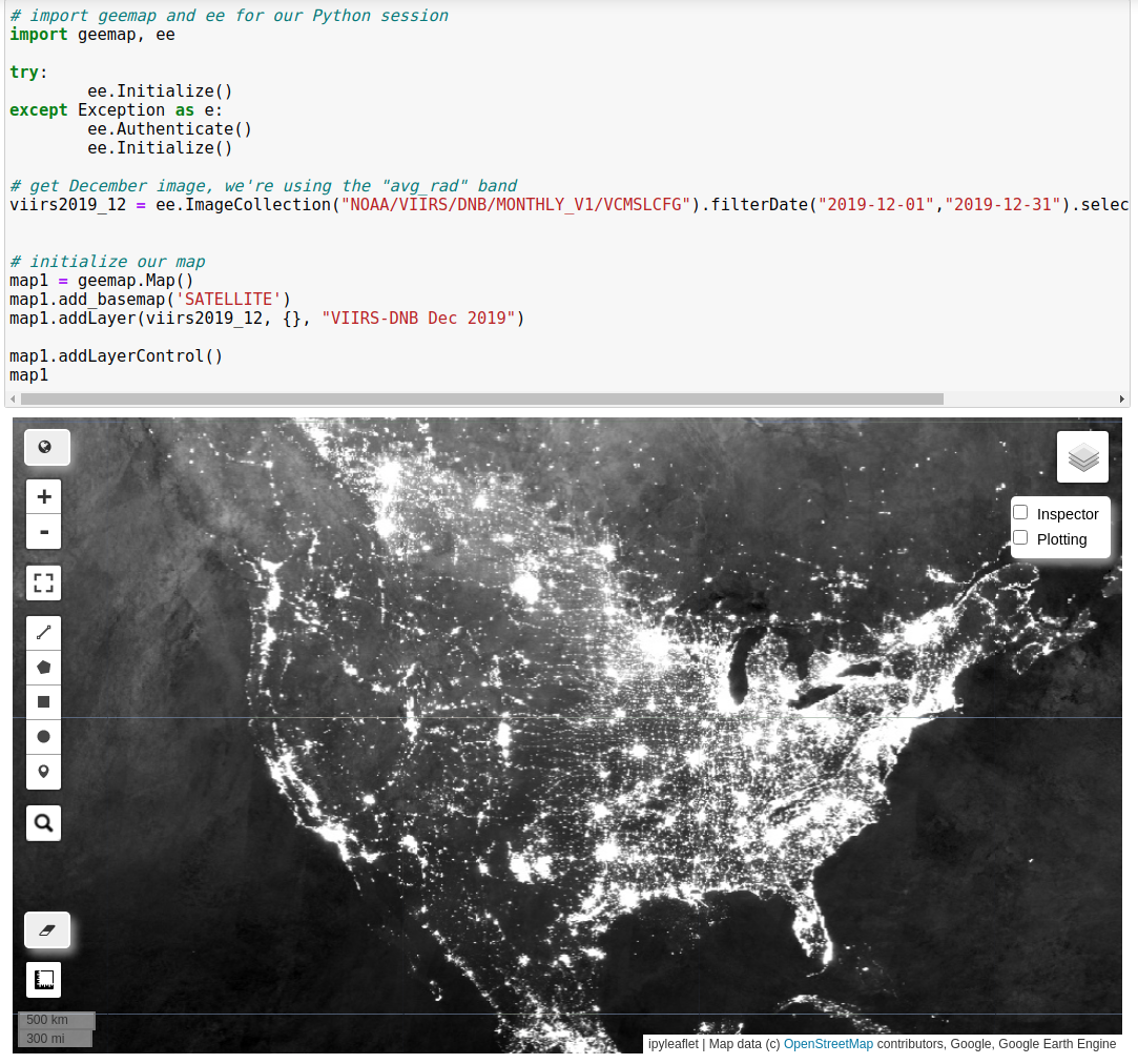 Nighttime Lights United States 